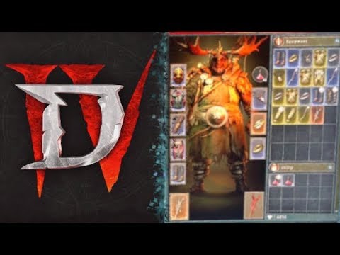 DIABLO 4 In Game INVENTORY SKILLS TALENTS  YouTube