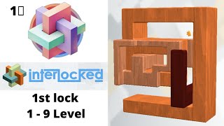 #interlocked #1st_lock_1_9_level    Interlocked | 1st lock 1-9 level solve | #game_master_pk