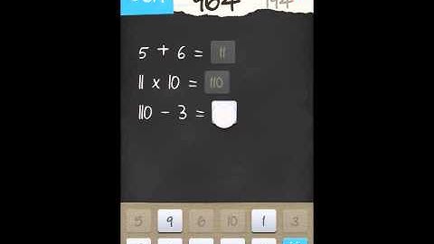 6 Numbers by Brainbow Level 194 Answer Guide