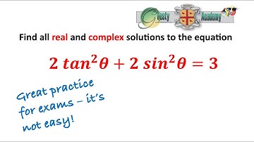 Finding all Real and Complex Solutions of a Trigonometric Equation