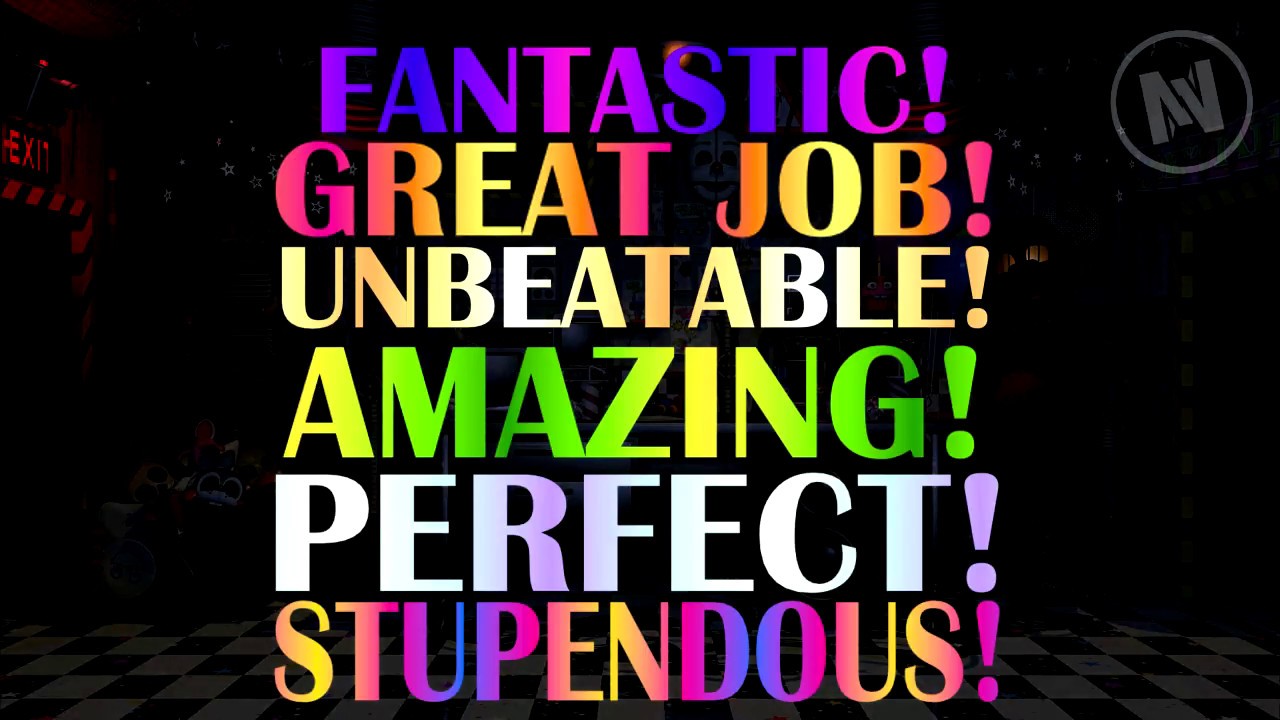 All Ultimate Custom Night Game Ending Win Songs (Five Nights At Freddy ...