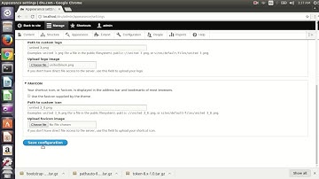 Configuring the Site Branding in Drupal 8