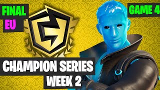 Fortnite FNCS Week 2 DUO EU FINAL Game 4 Highlights - Fortnite Champion Series