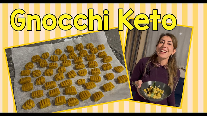 GNOCCHI KETO solo 3 ingredienti