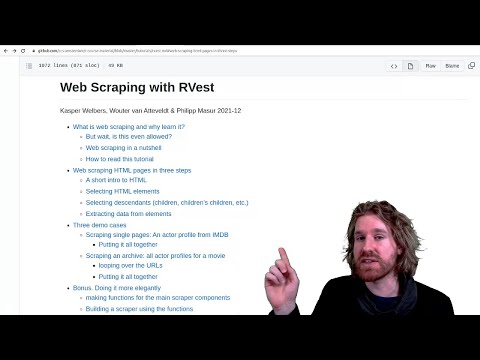 Webscraping in R