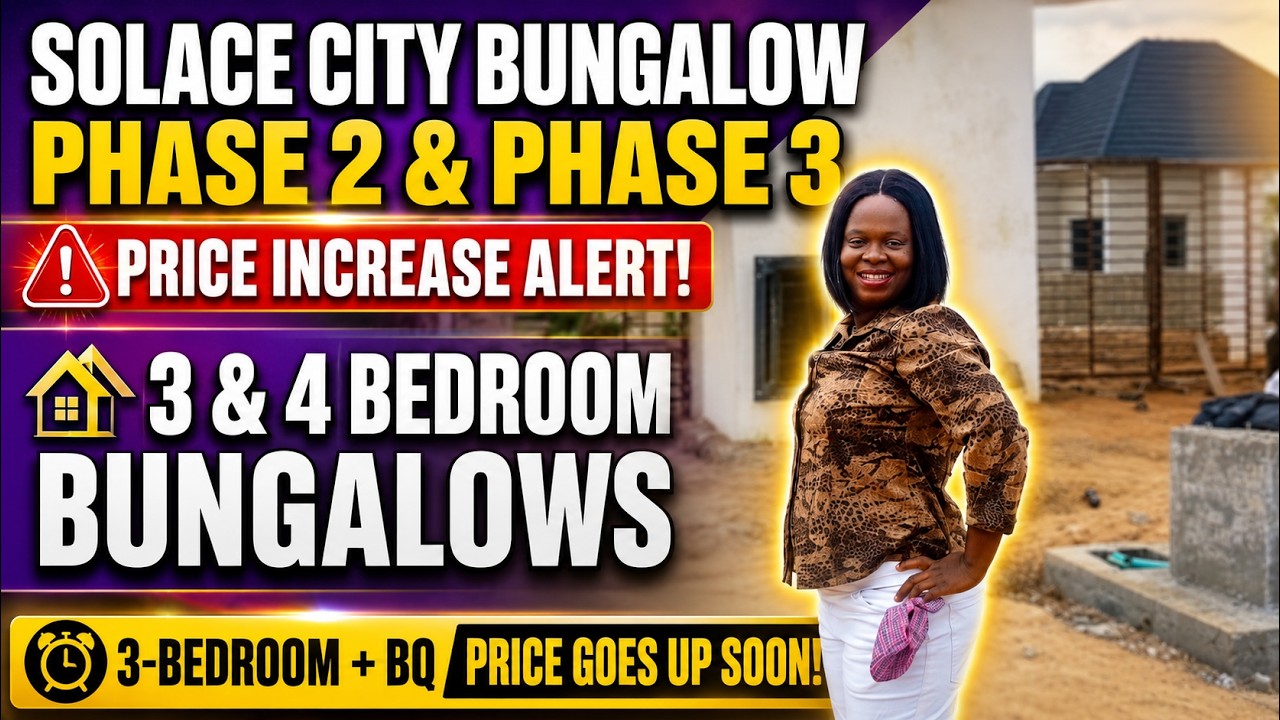 Assista a Bungalow for sale in Ibeju Lekki | 3 & 4 Bedroom Bungalow + BQ | Solace City Bungalow Phase III no YouTube Assista a Bungalow for sale in Ibeju Lekki | 3 & 4 Bedroom Bungalow + BQ | Solace City Bungalow Phase III no YouTube