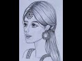 Pencil  draw indian bridal looking sketch  subscribe likeforlike sahre design sketching