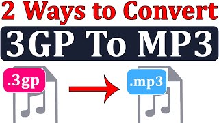 [ 2 Ways ] 3GP To MP3 Converter || Convert Any Audio Format to Mp3 Format in Hindi By Mukesh Burdak screenshot 2