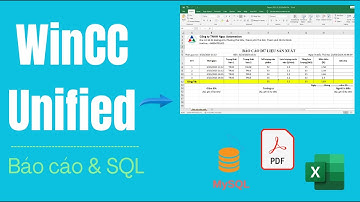 Tạo báo cáo từ SQL trong Wincc Unified
