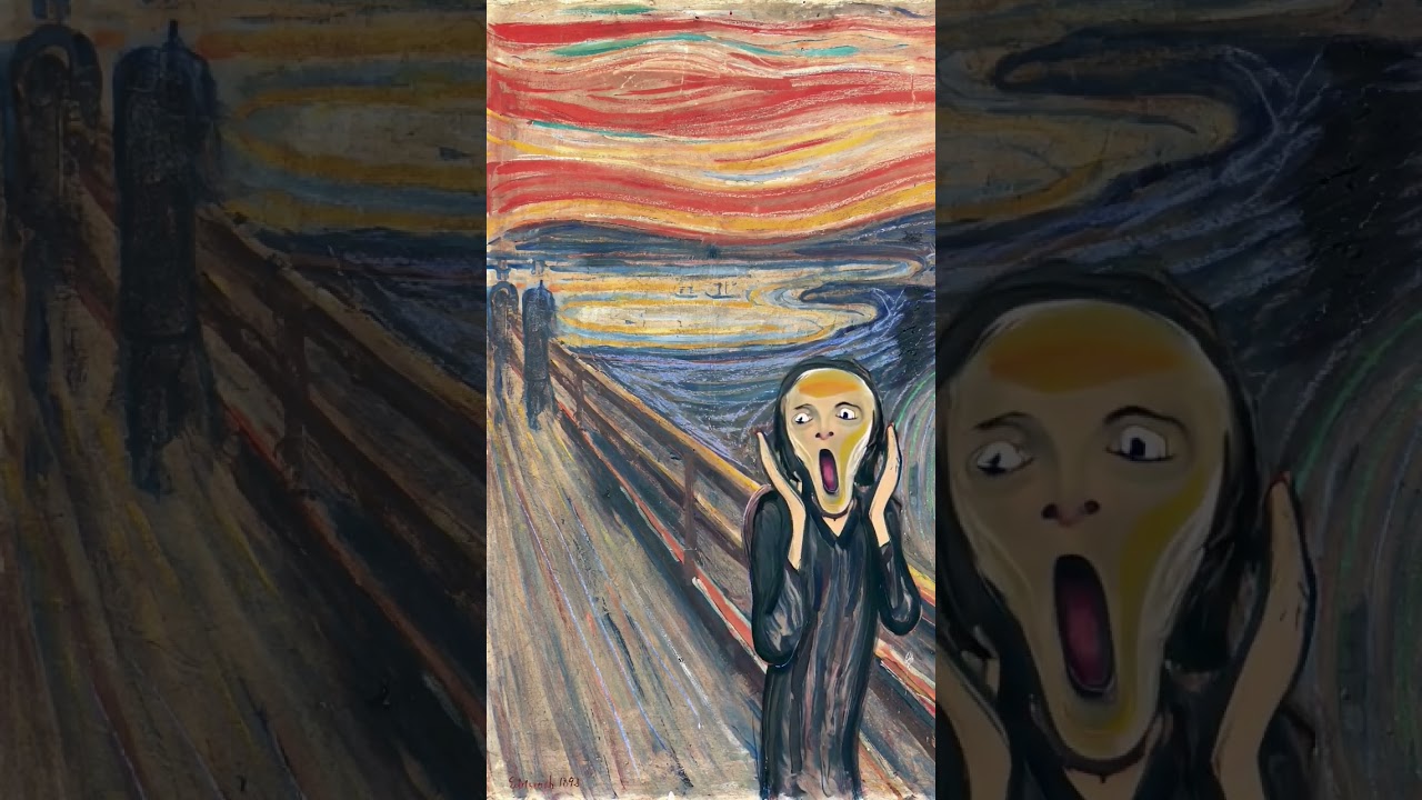 The Scream! 😱 Edvard Munch's Iconic Art 