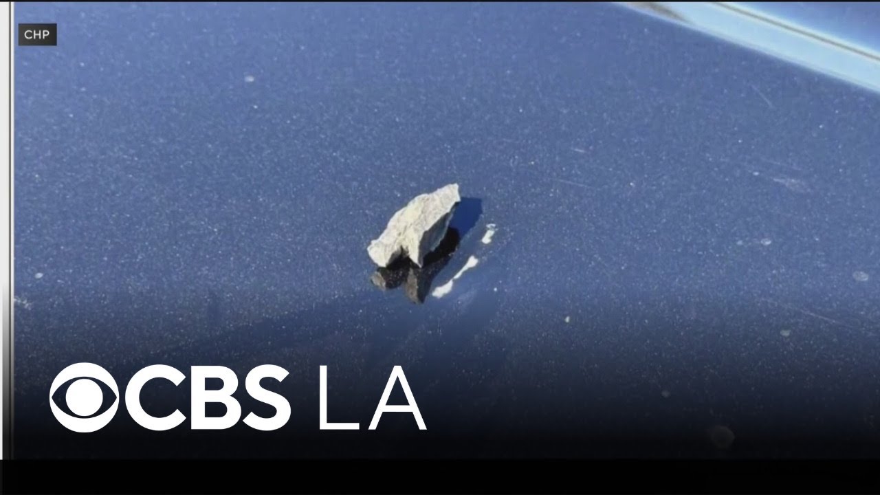 CHP vehicle near struck by shrapnel near Camp Pendleton