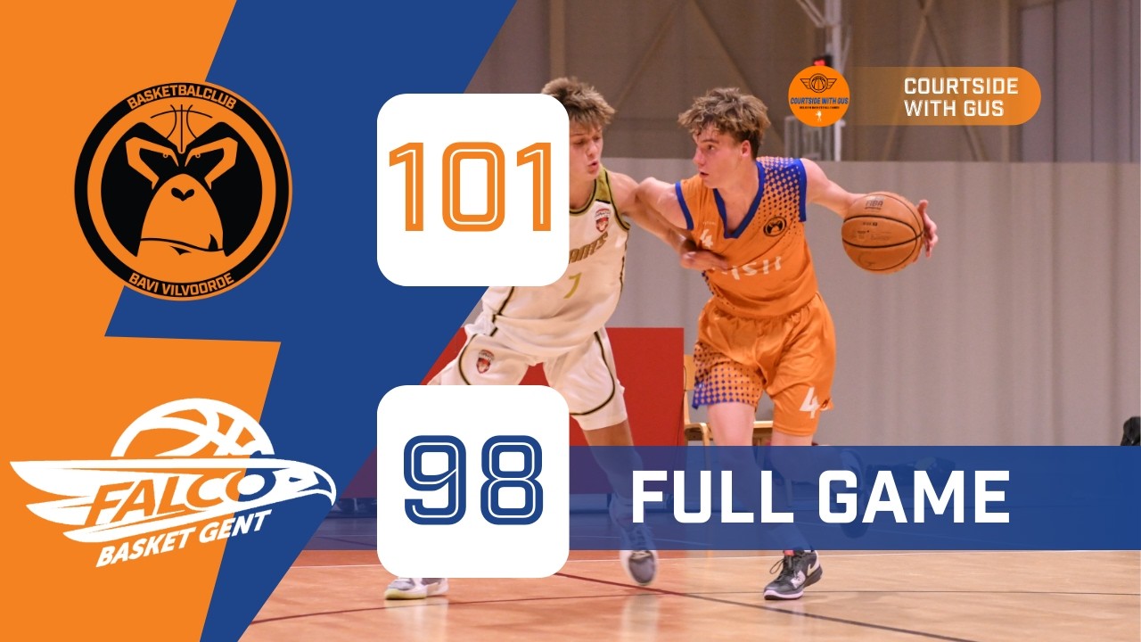 U21 Bavi Vilvoorde vs BBC Falco Gent: 101-98 (Nationals 🏆)