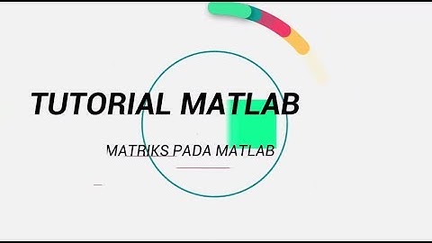 Array pada Matlab