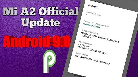 Redmi Mi A2 Android 9.0 Pie Update Officially Download ?