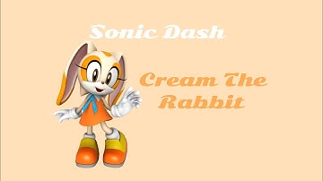 Sonic Dash Gameplay (Cream The Rabbit)