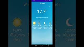 Weather App created using Kotlin and open meteo weather API. screenshot 2