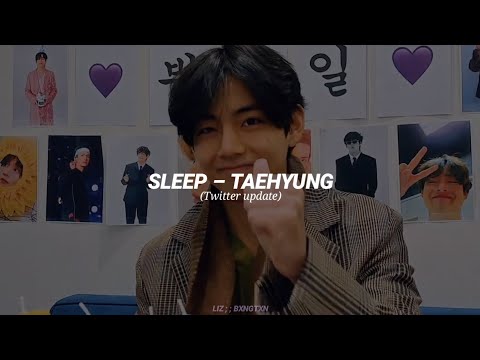 Sleep Taehyung Letra Español 