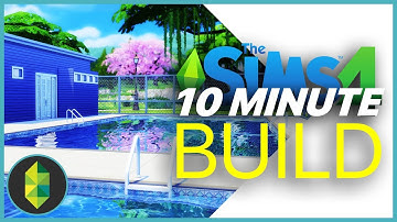 PUBLIC POOL 10 Minute Build Challenge | The Sims 4