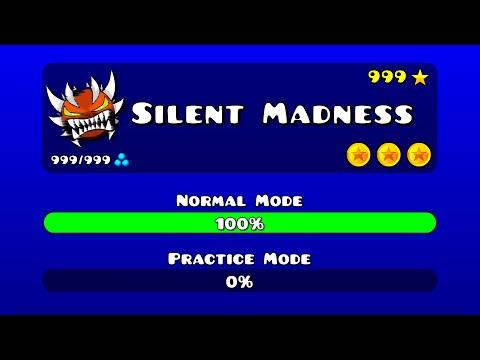 Видео: Усложнил Stereo Madness до сложности Extreme Demon | Geometry Dash Stereo madness До Silent madness