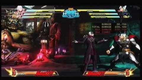 Marvel vs Capcom 3 Dante Style Combo 2(With Wesker assist) Expert by MarshallLawx