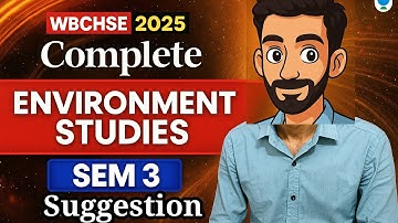 HS 2025 Environment Studies 3rd Semester Mcq Suggestion | Wbchse Class 12 evs Suggestion Semester 3