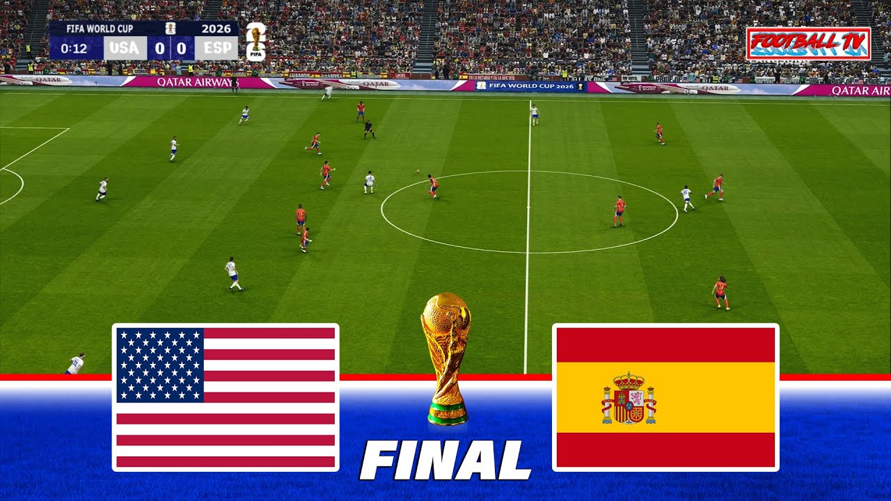 USA vs SPAIN - Final FIFA World Cup 2026 USA | Full Match All Goals