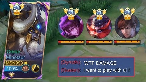 MVP Tank!! Minotaur The Annoying Tank!! - Build Top Global Minotaur ~ MLBB 2024