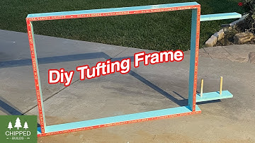 How to Make a Giant Rug Tufting Frame || Rug Tufting 101