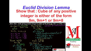 Prove that : Cube of any positive integer is either of the form 9m, 9m+1 or 9m+8