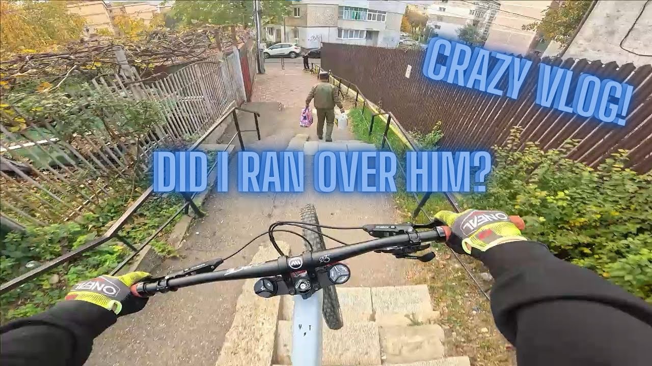 DID I RAN OVER HIM??? (CRAZY BIKEVLOG) - YouTube