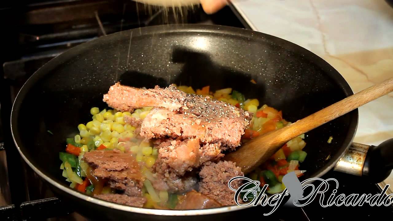 Jamaican Corned Beef Served With Water Crackers. | Recipes By Chef Ricardo | Chef Ricardo Cooking