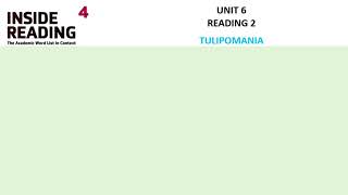 Unit 6 Reading 2   Tulipomania