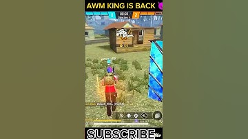 Awm King 👑 Is Back 😈 || Awm Without Scope #freefire #shorts #viral #b2k #sniperlord #ytshorts #ffmax