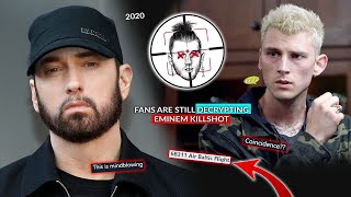 Mind-blowing Theory On Coded Bar From Eminem Killshot Re-emerges, MGK Remains Hexed So Far