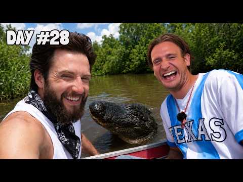 British People Drive Boat In The Swamp In Us | Day 28 Of 39 In A State