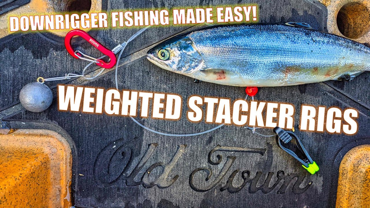 Making and Using Weighted Stacker Rigs [Downrigger Fishing Made