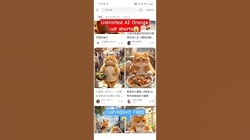 Unlimited Ai Orange Cat Copyright Free Shorts Collections Kaha Milega?😱#ytshorts #ai #aicat