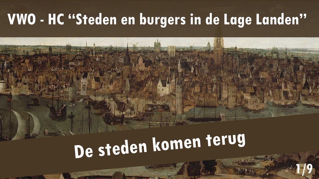  New  01 Steden en burgers in de Lage landen - Steden in Vlaanderen en Artesië - De steden komen terug