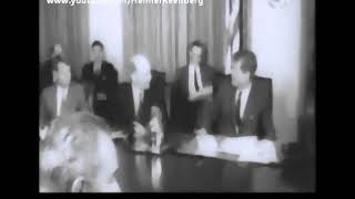 October 26, 1961 - President John F. Kennedy Cabinet Meeting, Cabinet Room, White House, Washington