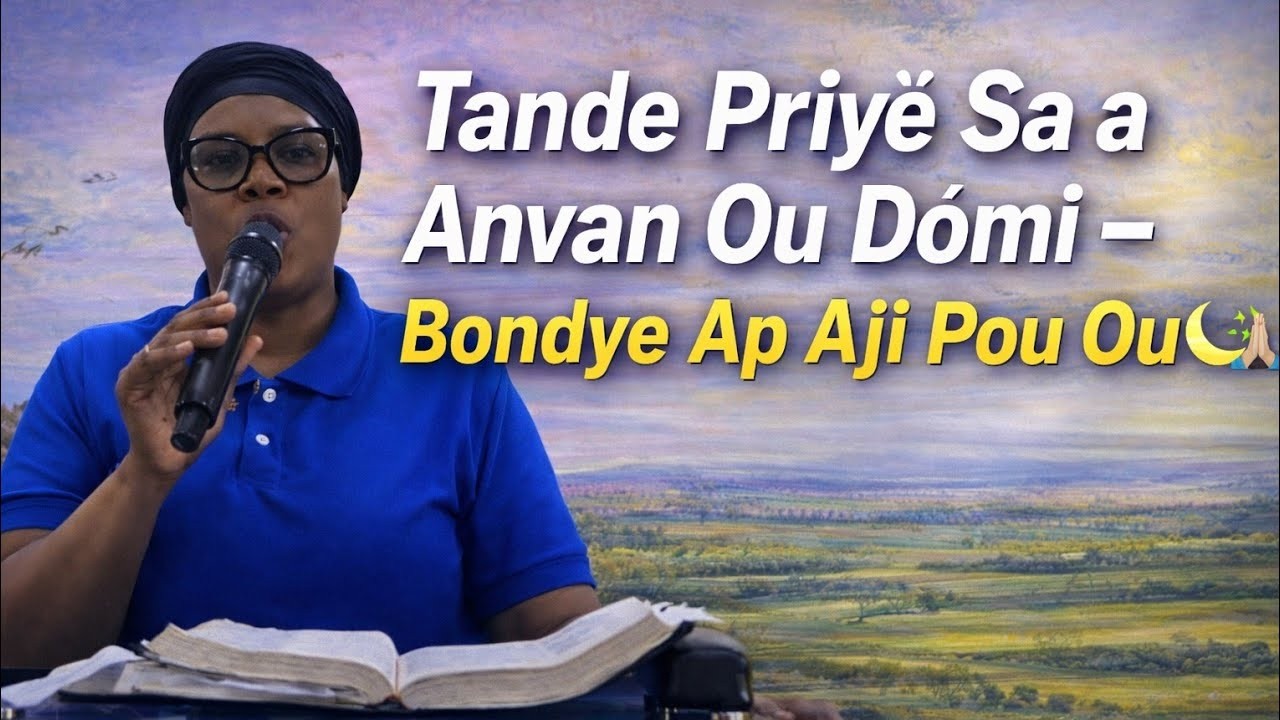 Tande Priyè Sa a Anvan Ou Dòmi – Bondye Ap Aji Pou Ou | Sr Uguentz Priyè Aswè Pwisan 🙏