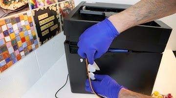 Ciss continuous ink system video for Epson WF-7840dtwf printer