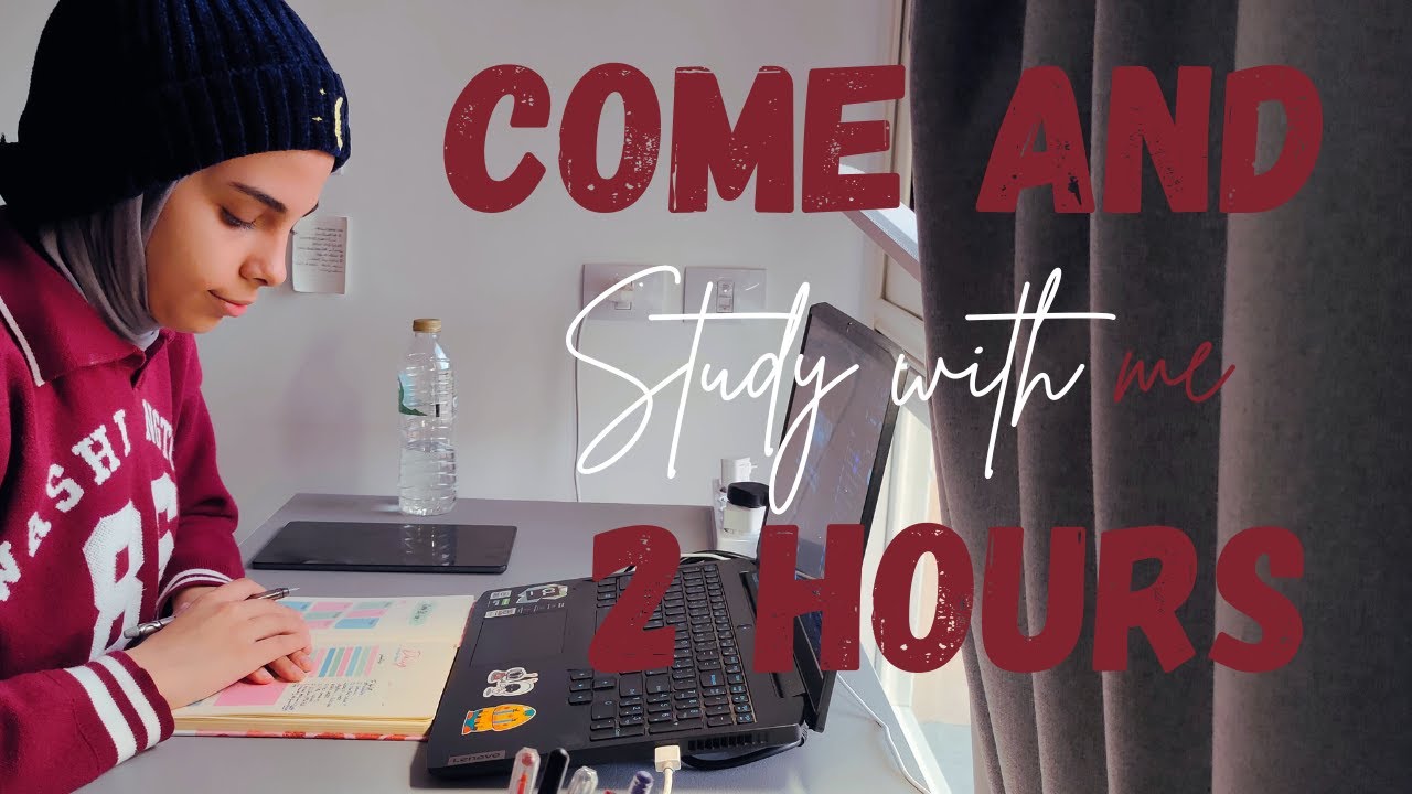 📚 Come And Study With Me LIVE | 2 HOURS  Pomodoro 50/10 | Rain Sound & Quran❤️
