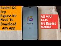 Redmi 12c frp unlock miui 13,14 frp bypass new method | All miui 13,14 version frp bypass method