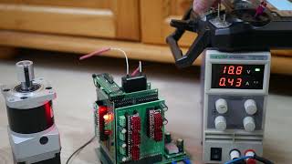 TMC5160 First test motion controller controlled wirelessly