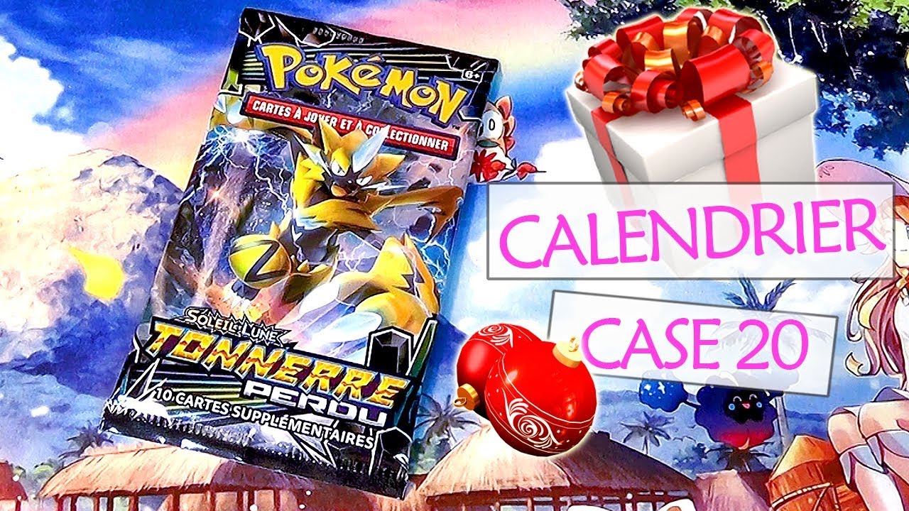 Petit Dej Calendrier De L Avent Booster Pokemon Sl8 Tonnerre Perdu Youtube