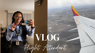 Flight Attendant Vlog| My First Trip off Probation| Philly& Columbus Layover