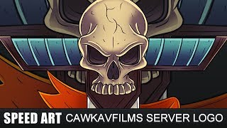 Minecraft SpeedArt - CawKavFilms Server Logo