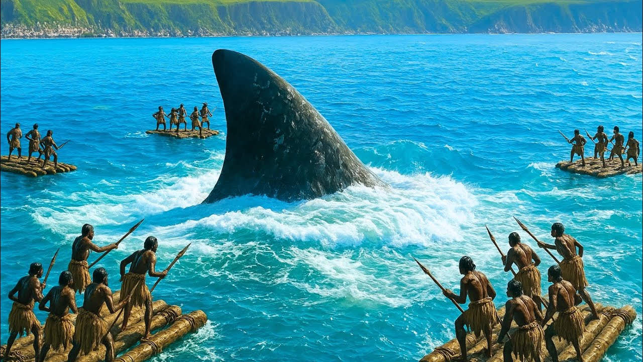 Epic Hunt for the Prehistoric Mega Shark | Tribe’s Ultimate Battle for Survival