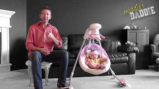 Buy Swing: http://amzn.to/2x4lXHa (affiliate link) A detailed review of and how to use the Fisher Price Snug as a Bug Baby Cradle 
