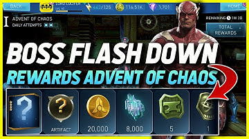 Injustice 2 Mobile Boss Flash Down | Rewards Advent Of Chaos